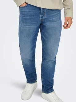 ONSYOKE Mid Rise Verjüngt Stretch Jeans
