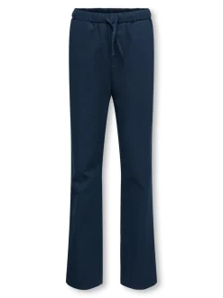 OSJLINUS Verjüngt Leinen Hose