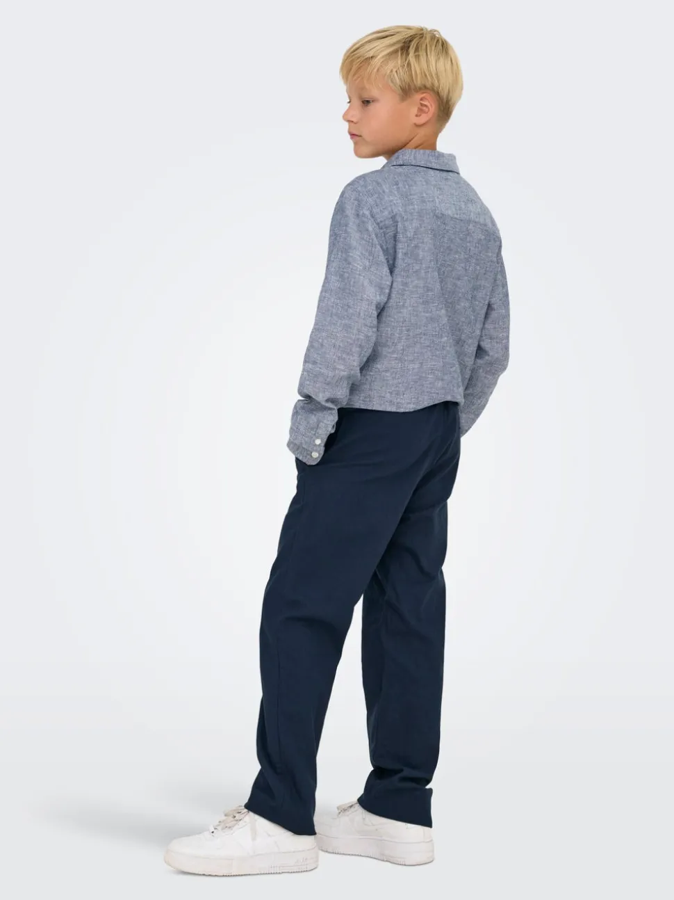 OSJLINUS Verjüngt Leinen Hose