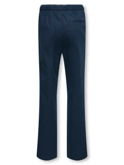 OSJLINUS Verjüngt Leinen Hose