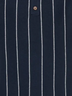 OSJSAIM Gestricktes Poloshirt