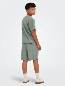 OSJTELLAS Mittlere Taille Normal geschnitten Shorts