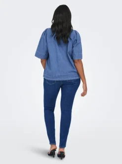 CARALLY Mittlere Taille Skinny Fit Jeans