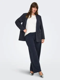 CARALYA Weiter Beinschnitt Hose mit weitem Beinschnitt