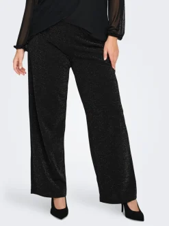 CARALYA Weiter Beinschnitt Hose mit weitem Beinschnitt
