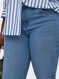 CARANE Mittlere Taille Skinny Fit Jeans
