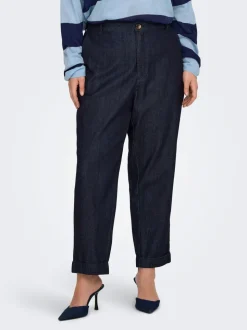 CARASHBY Gerade geschnitten Verkürzt Jeans