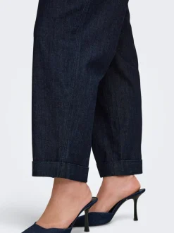 CARASHBY Gerade geschnitten Verkürzt Jeans