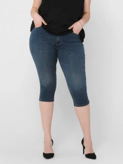CARAUGUSTA Hohe Taille Skinny Fit Jeans-Shorts