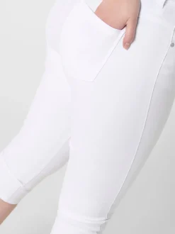 CARAUGUSTA Hohe Taille Skinny Fit Jeans-Shorts