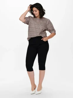 CARAUGUSTA Hohe Taille Skinny Fit Jeans-Shorts