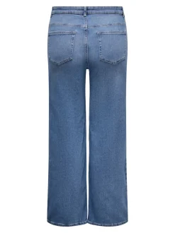 CARBILLY Hohe Taille Weiter Beinschnitt Jeans