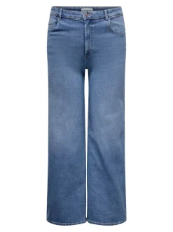 CARBILLY Hohe Taille Weiter Beinschnitt Jeans