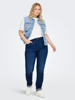 CARCHRISTINE Hohe Taille Skinny Fit Jeans