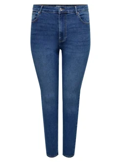CARCRUZ Hohe Taille Skinny Fit Knöchellang Jeans