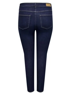 CARCRUZ Hohe Taille Skinny Fit Knöchellang Jeans