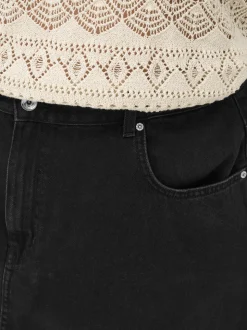 CAREDEN Denim Jeansrock Kurzer Rock