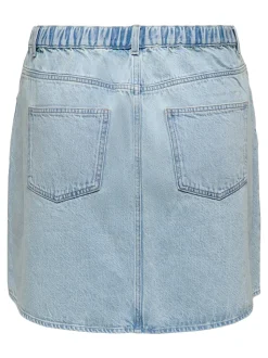 CAREDEN Denim Jeansrock Kurzer Rock