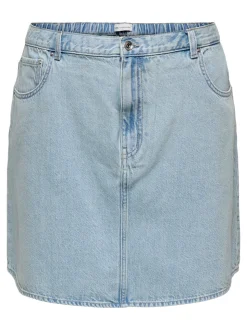 CAREDEN Denim Jeansrock Kurzer Rock