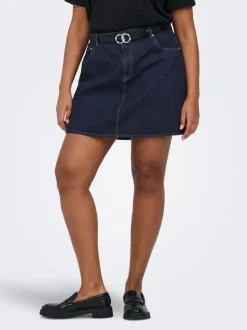 CAREDEN Denim Jeansrock Kurzer Rock