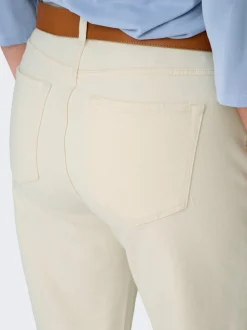 CAREMILY Hohe Taille Gerade geschnitten Jeans