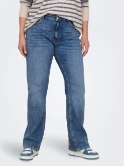 CAREVERLY Mittlere Taille Ausgestellt Jeans