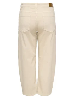 CARFRANKIE Hohe Taille Barrel Fit Knöchellang Jeans