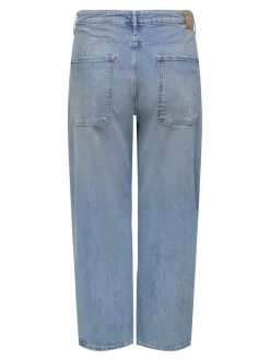 CARFRANKIE Hohe Taille Barrel Fit Knöchellang Jeans