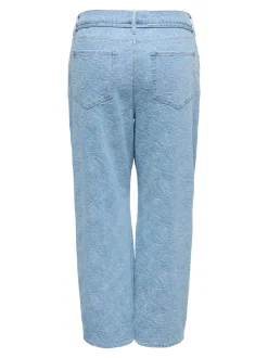 CARGIANNA Mittlere Taille Gerade geschnitten Jeans