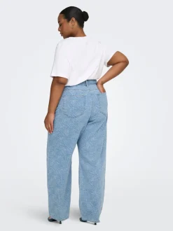 CARGIANNA Mittlere Taille Gerade geschnitten Jeans