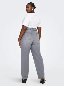 CARGIANNA Mittlere Taille Ballon Schnitt Jeans