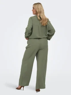 CARGOA Gerade geschnitten Leinen Hose