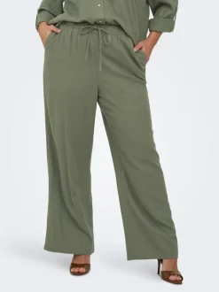 CARGOA Gerade geschnitten Leinen Hose