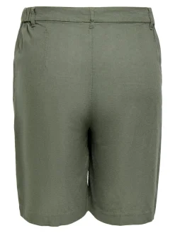CARGOA Locker geschnitten Leinen Shorts
