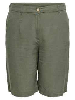CARGOA Locker geschnitten Leinen Shorts