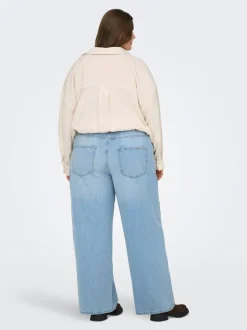 CARJAY Hohe Taille Weiter Beinschnitt Jeans