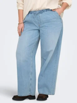 CARJAY Hohe Taille Weiter Beinschnitt Jeans