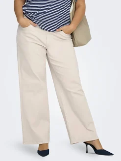 CARJUICY Hohe Taille Weiter Beinschnitt Jeans