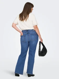 CARJUICY Hohe Taille Flared Jeans