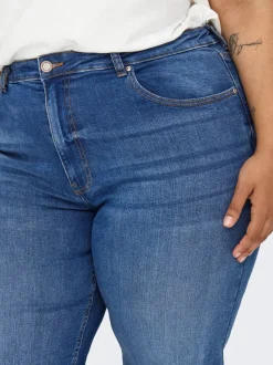 CARJUICY Hohe Taille Weiter Beinschnitt Jeans