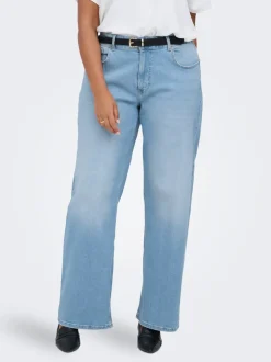 CARJUICY Hohe Taille Weiter Beinschnitt Jeans