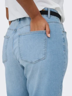 CARJUICY Hohe Taille Weiter Beinschnitt Jeans