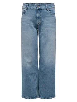 CARJUICY Hohe Taille Weiter Beinschnitt Jeans
