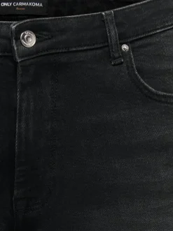CARJULLES Mittlere Taille Weiter Beinschnitt Jeans
