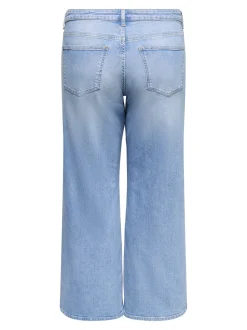 CARJULLES Mittlere Taille Weiter Beinschnitt Jeans