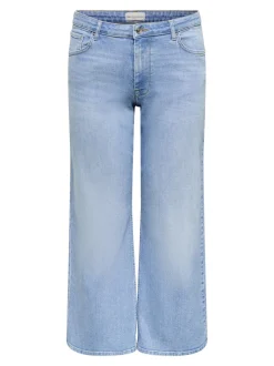 CARJULLES Mittlere Taille Weiter Beinschnitt Jeans