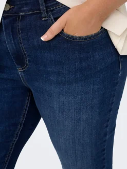 CARLACE Mittlere Taille Skinny Fit Knöchellang Jeans