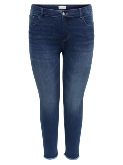 CARLACE Mittlere Taille Skinny Fit Knöchellang Jeans