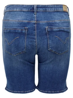 CARLAOLA Hohe Taille Skinny Fit Jeans-Shorts