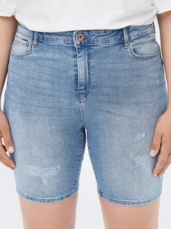 CARLAOLA Skinny Fit Jeans-Shorts